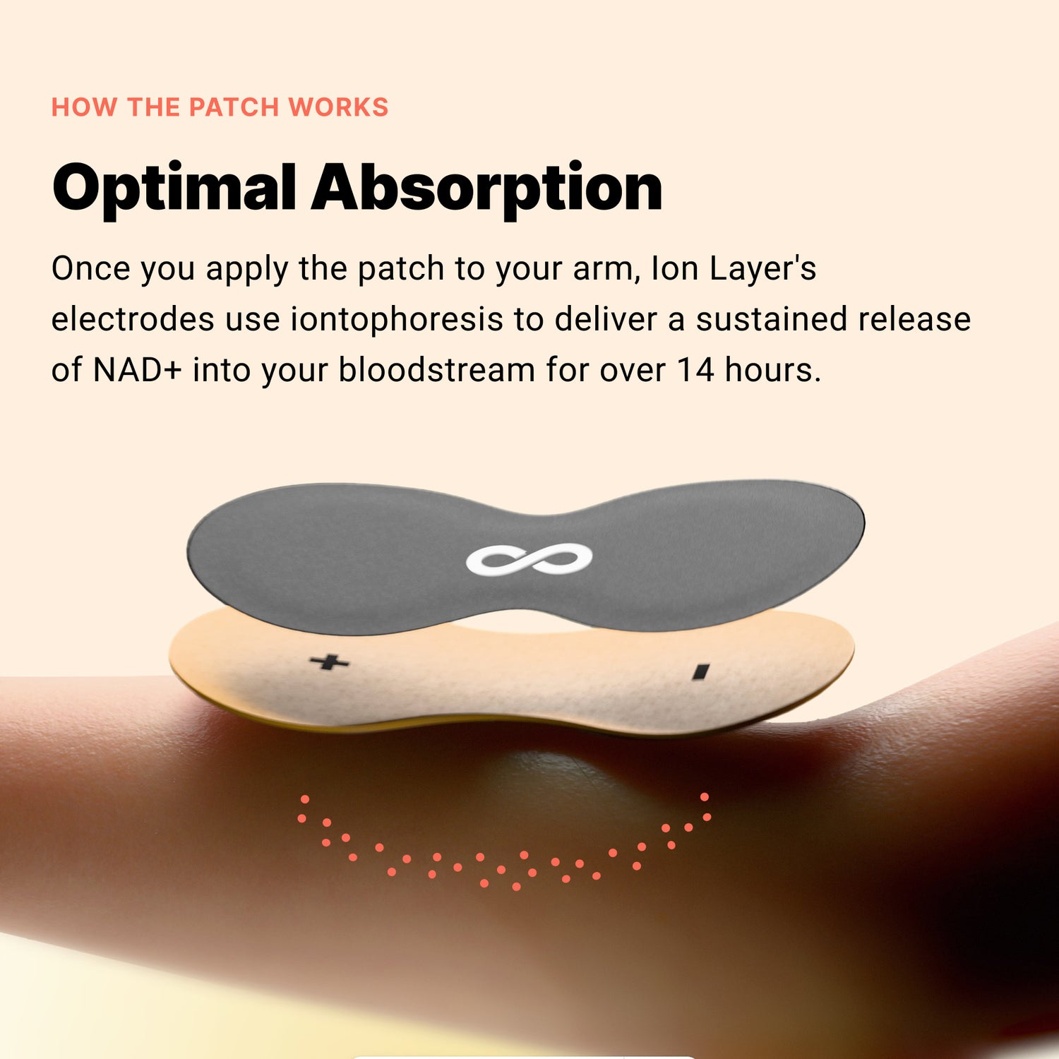 NAD+ and Vitamin C Combo Patches product detail shot.