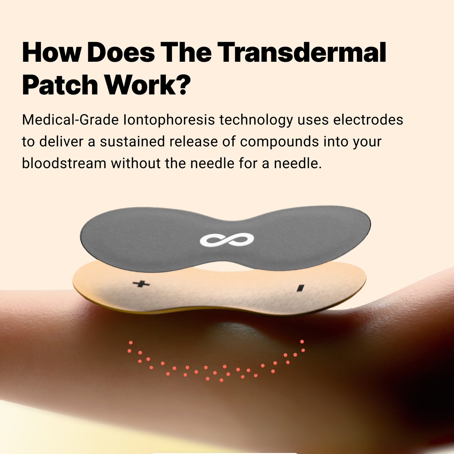 Ion Layer transdermal patch lifestyle photo.