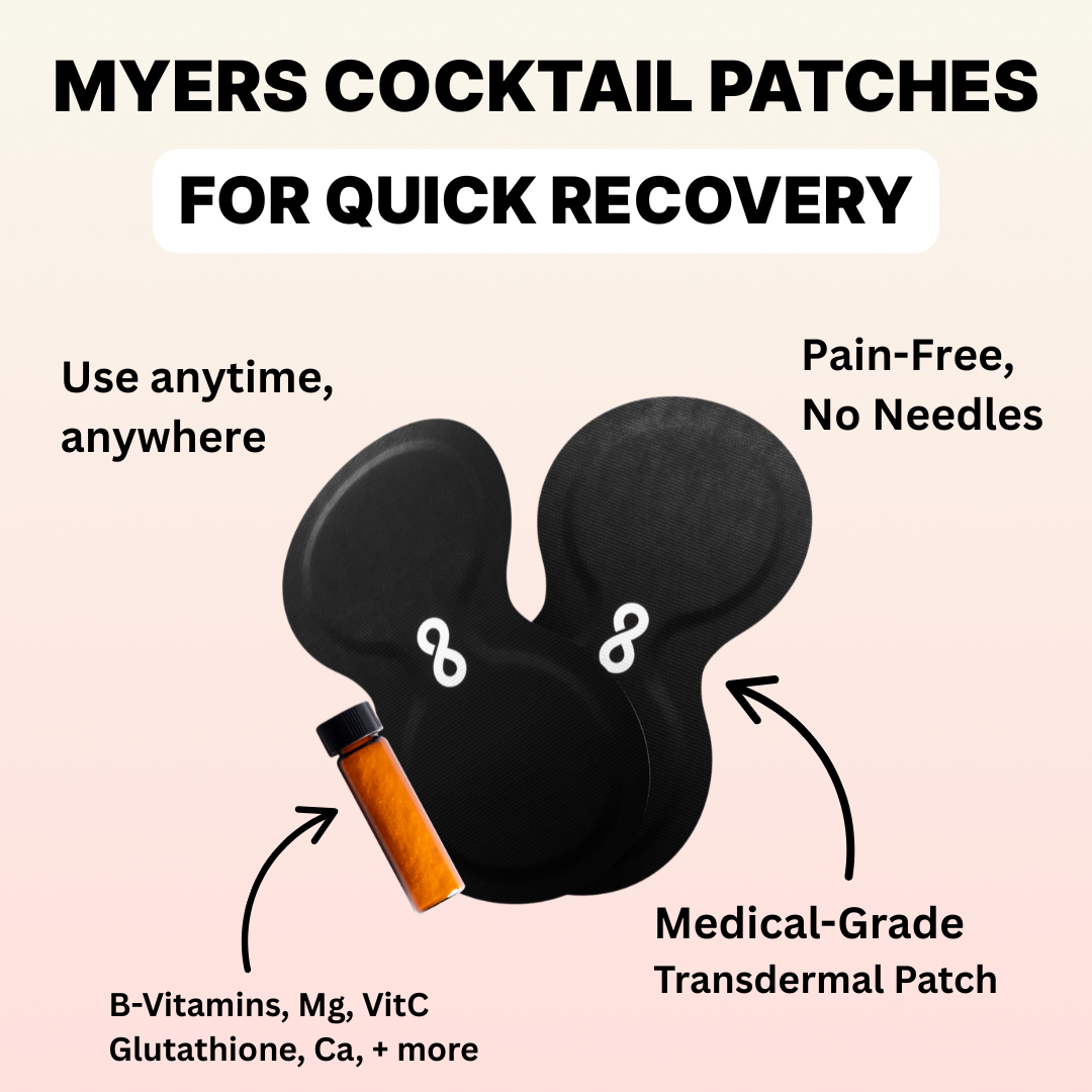 Myers Cocktail Patches kit packaging on neutral background.