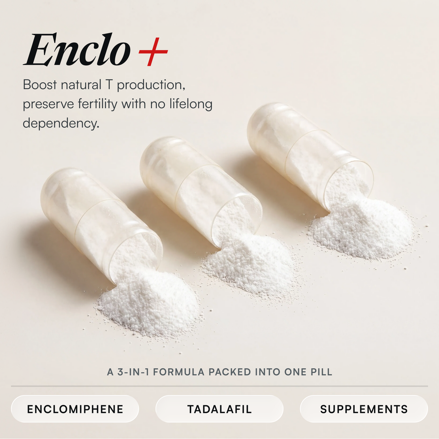 ENCLO+ | 3-in-1 Testosterone RX