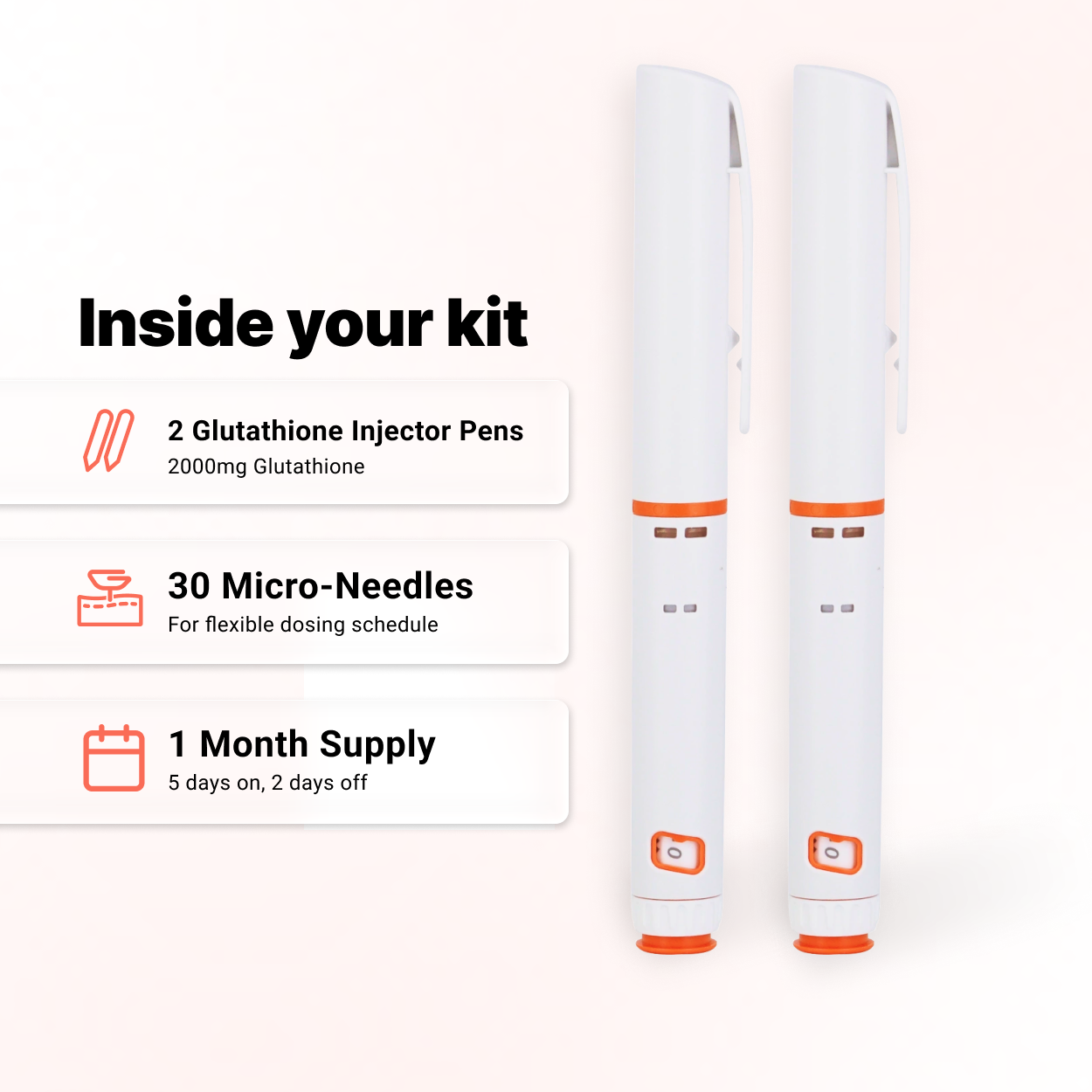 Glutathione Injector Pen product detail shot.