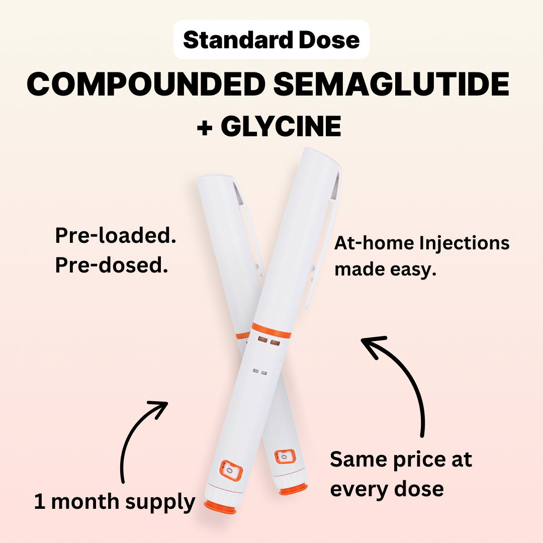 Standard Dose Compounded Semaglutide + Glycine Pen