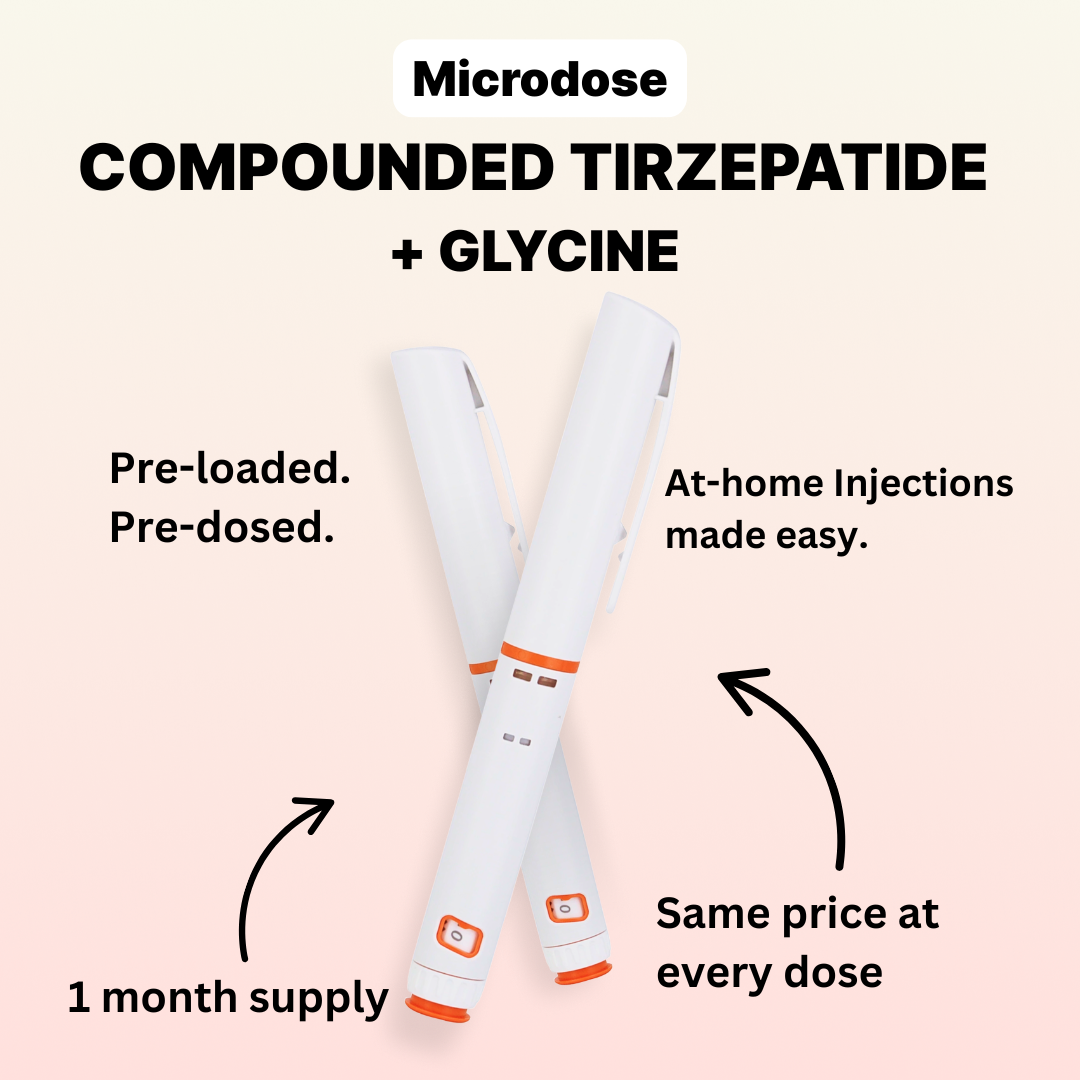 Microdose Compounded Tirzepatide + Glycine Pen