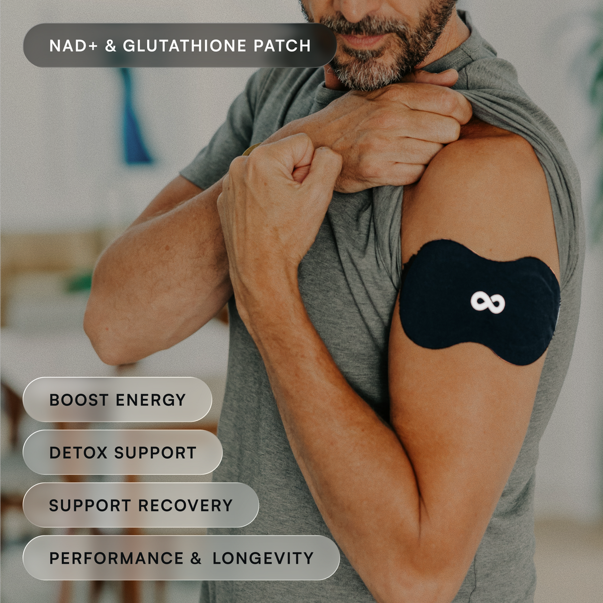 NAD+ & Glutathione Combo Patches – product image 3