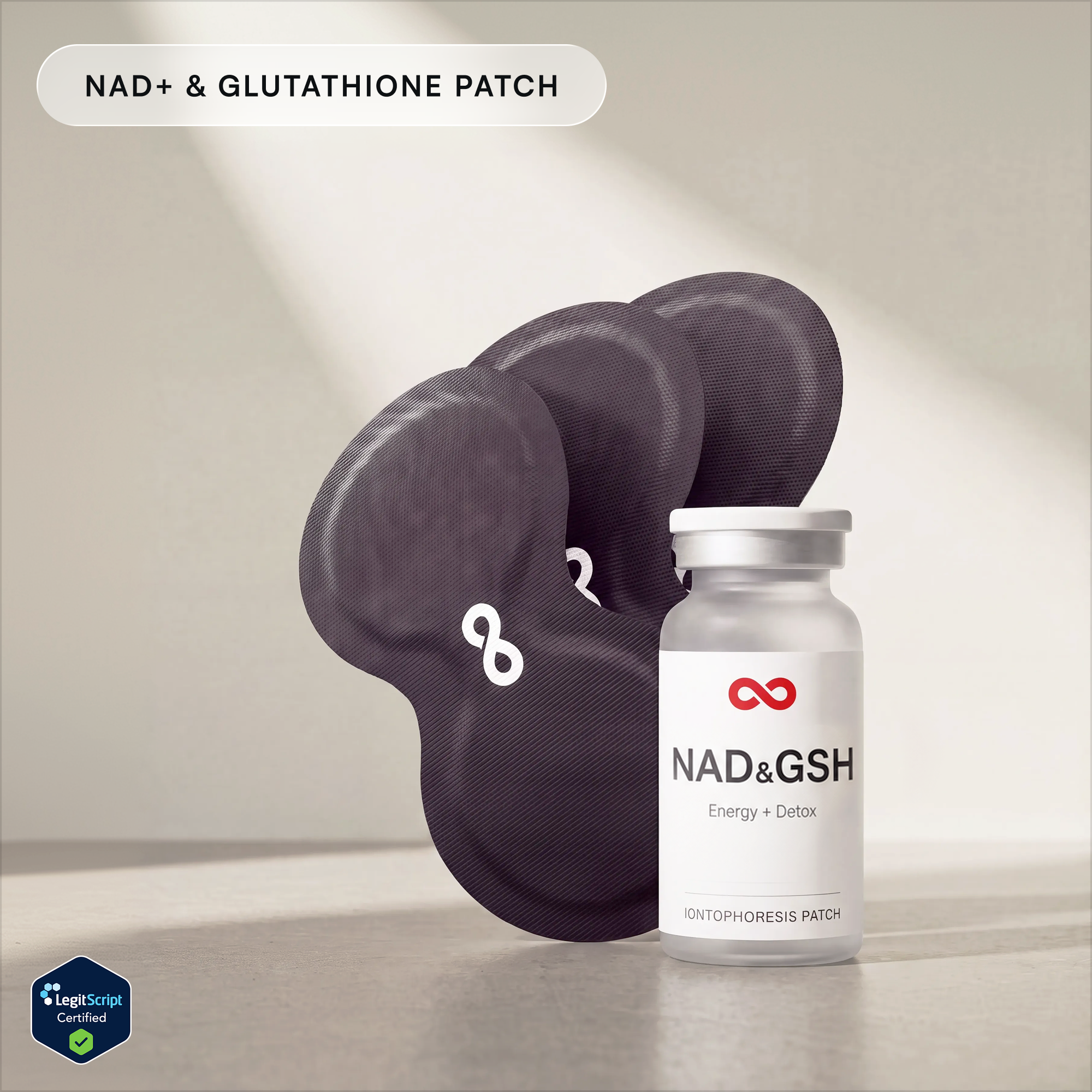 NAD+ & Glutathione Combo Patches