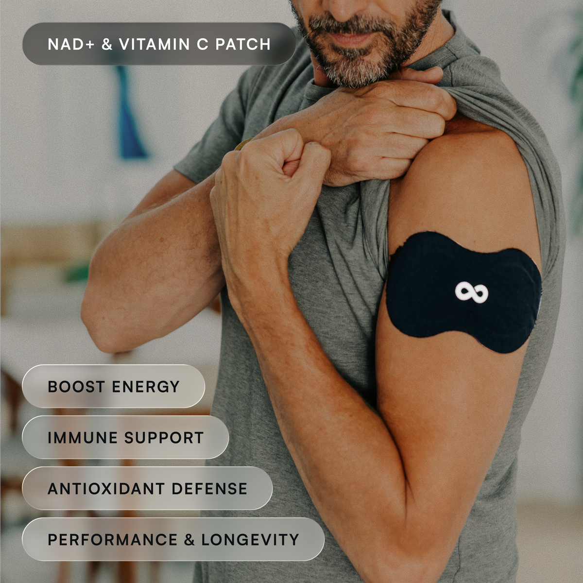 NAD+ & Vitamin C Combo Patches – product image 3